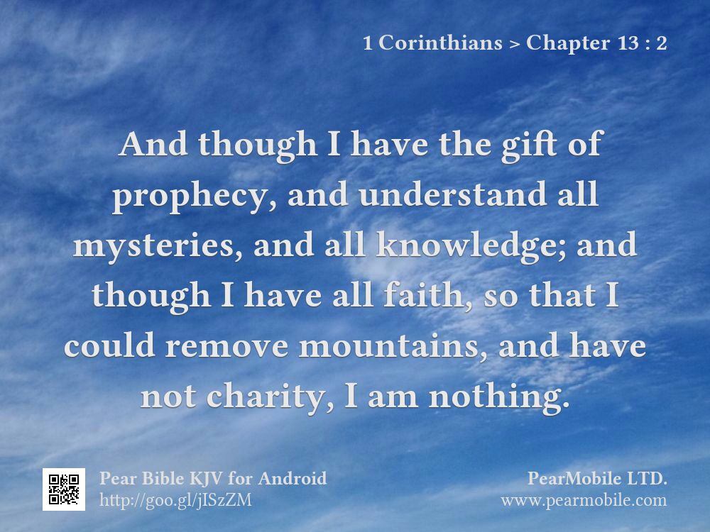 1 Corinthians, Chapter 13:2
